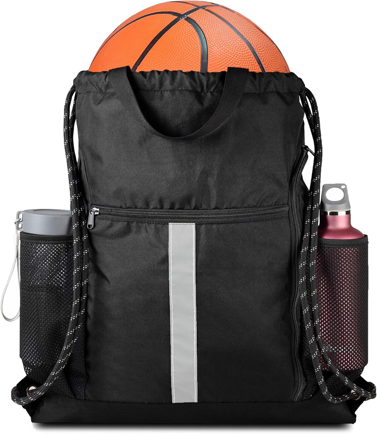 BeeGreen Drawstring Backpack with Shoe Compartment - Stay Organized On-the-Go!