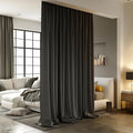 Room Divider Curtains for Ceiling Track Rod 4.3 ft x 10 ft - Blackout