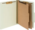 Letter Size Gray Green Classification Folders 10 Pack - Durable 2