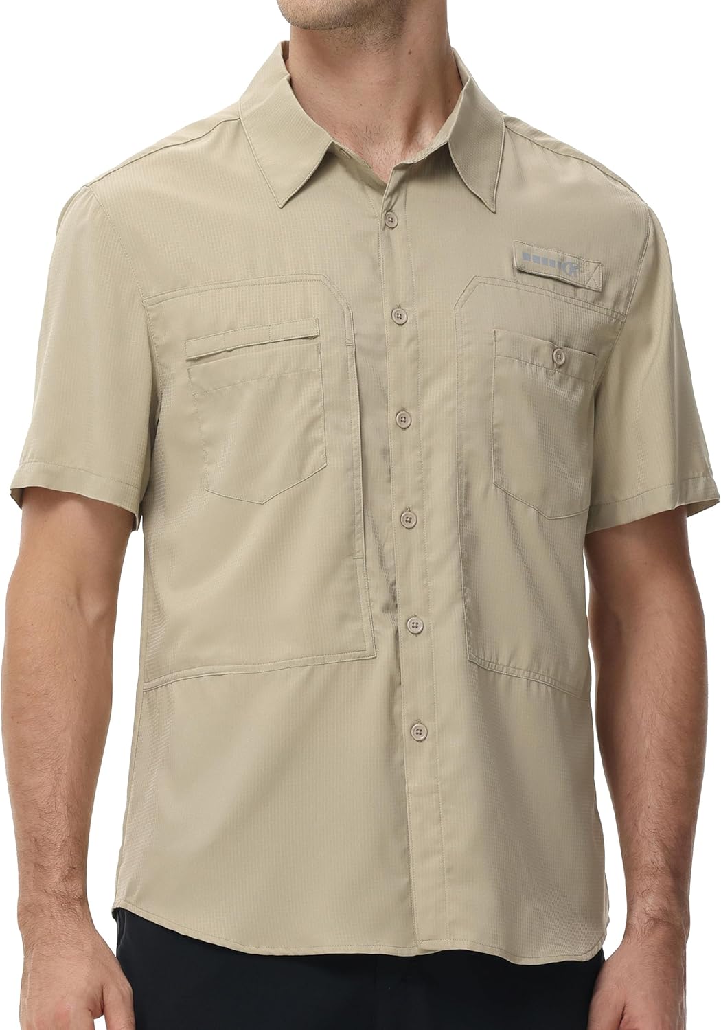 Sun Protection Fishing Shirt with Zip Pocket