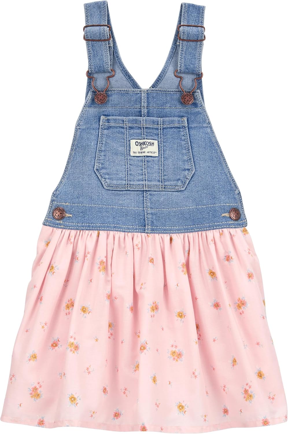 Oshkosh Girls World's Best Overalls with Adjustable Straps