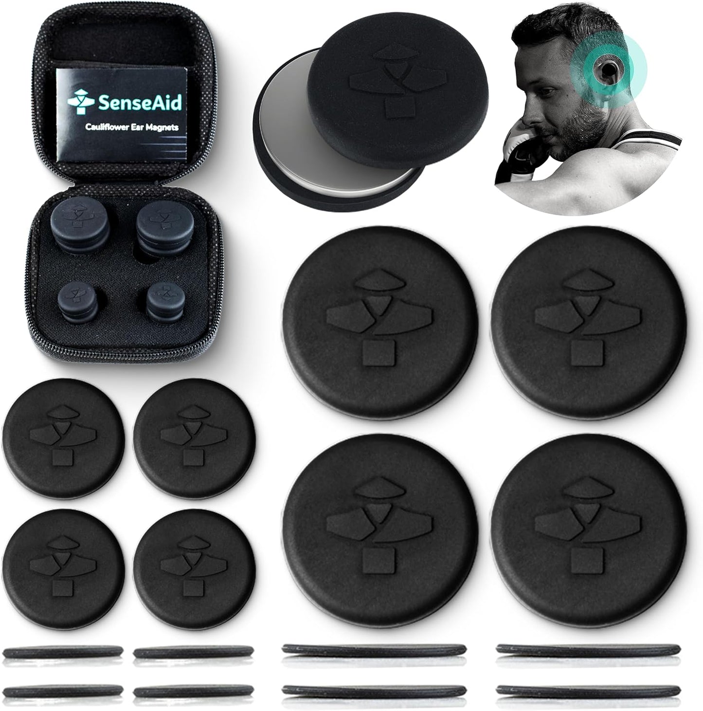 Cauliflower Ear Magnets Kit for Effective Treatment and Protection
