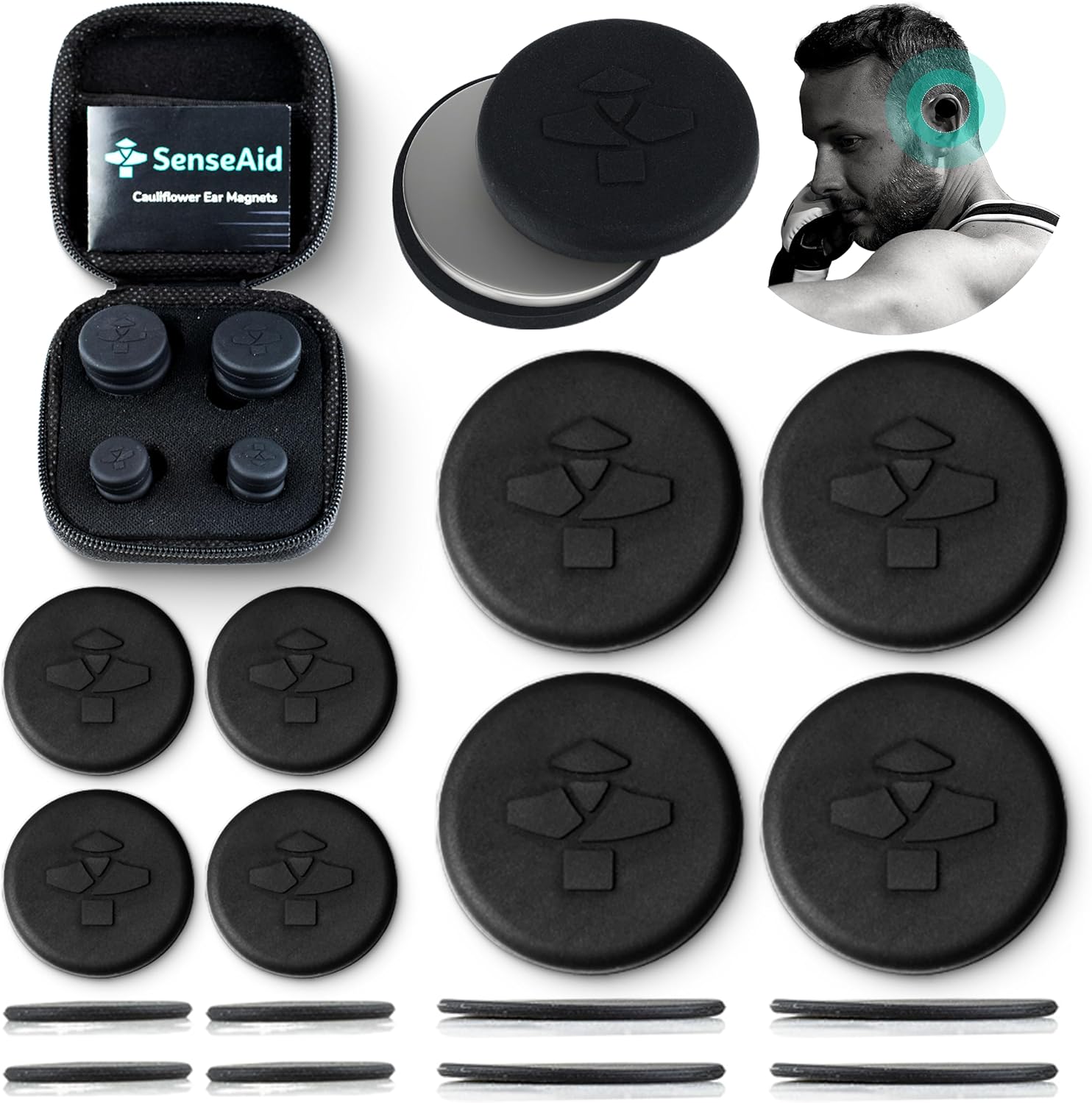Cauliflower Ear Magnets Kit for Effective Treatment and Protection
