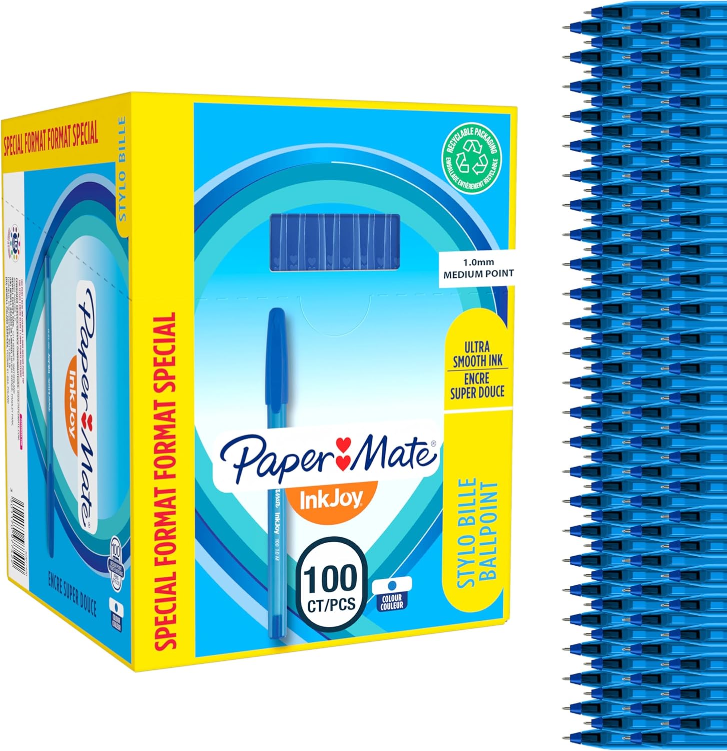 Paper Mate InkJoy 100ST Ballpoint Pens for Effortless Writing