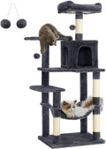 Feandrea Cat Tree 56.3-In Cat Tower - Multi-Level Condo for Multi-Cat