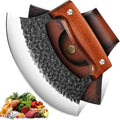 Hand-Forged Ulu Knife for Kitchen and Outdoor Cooking Needs
