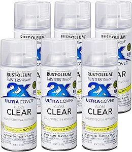 Rust-Oleum Painter's Touch 2X Ultra Cover Spray Paint, Gloss Clear