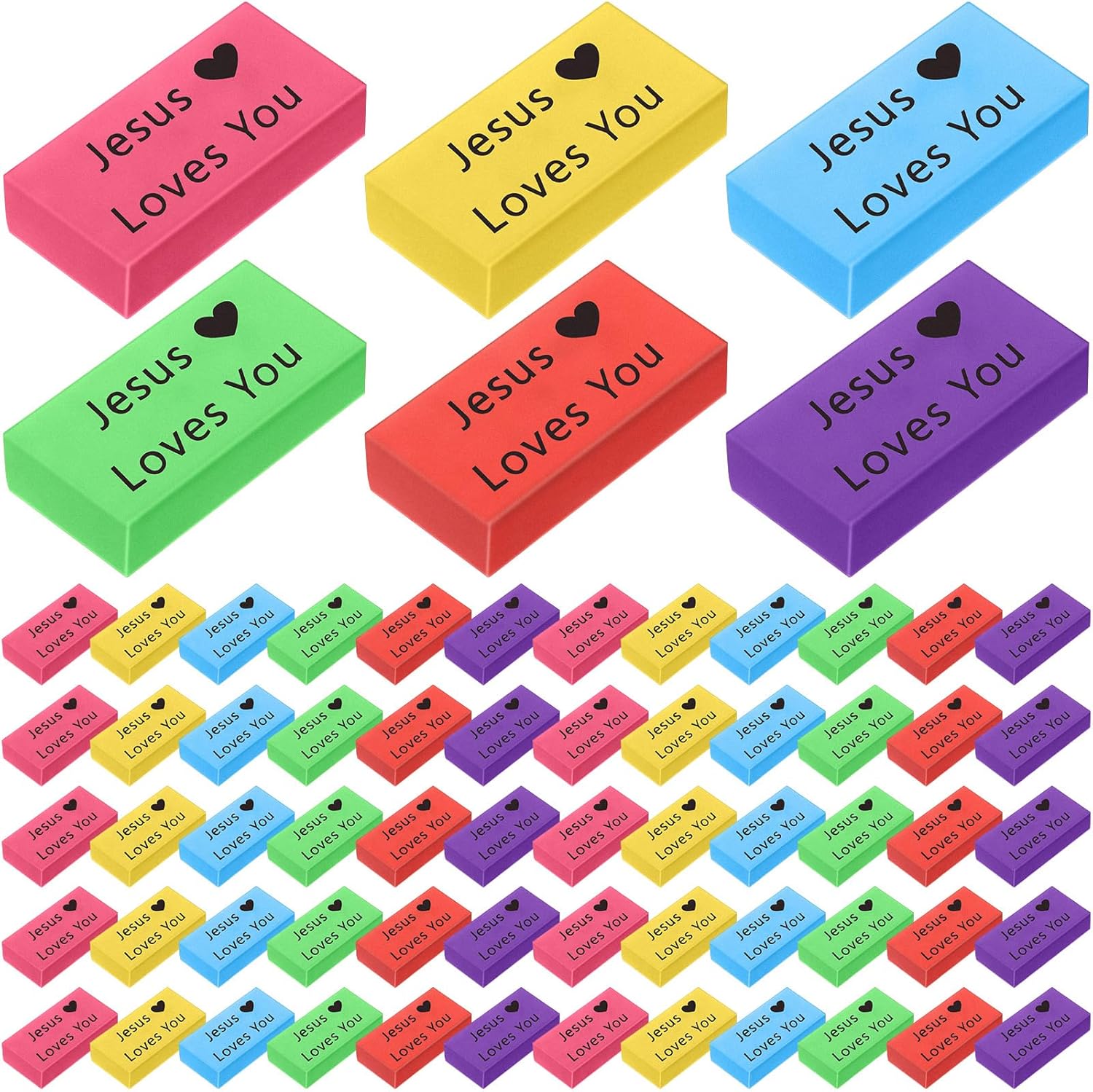 180 Pcs Inspirational Erasers for Kids - Motivational Supplies
