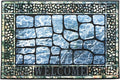 Door Mat Welcome Mat 23.6 x 35.4 in Blue - Heavy Duty Outdoor Rug