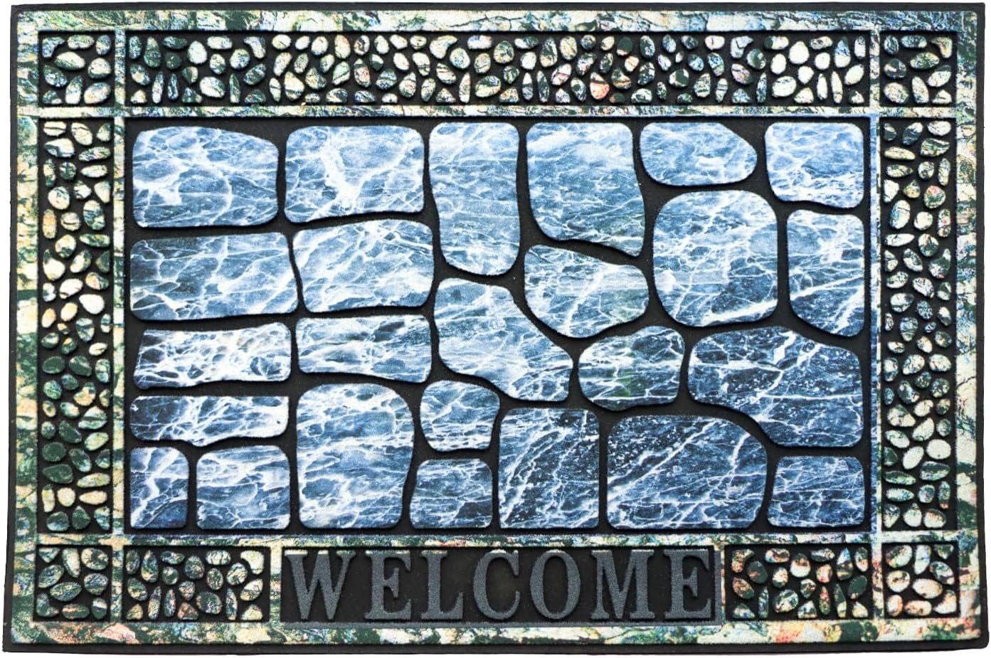 Heavy Duty Door Mat for Outdoor Entrance - Non-Slip Rug