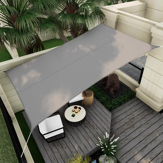 Sun Shade Sail Canopy 20ft x 20ft Rectangle for Outdoor Spaces