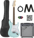 Fender Squier Stratocaster Electric Guitar Bundle - Starter Pack