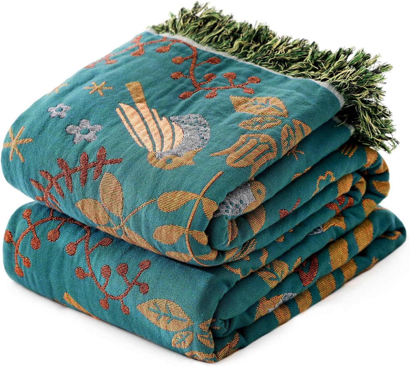 Cozy Boho Throw Blanket for Couch and Sofa Cover 50in x 60
