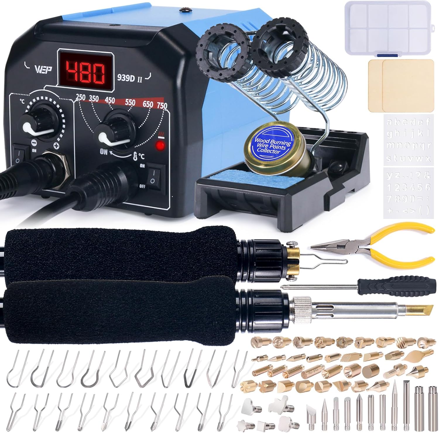 WEP 939D-II 2-IN-1 Wood Burning Kit for Creative Projects