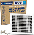 14 in x 12 in Duct Hole Aluminum Single Deflection Air Supply Register
