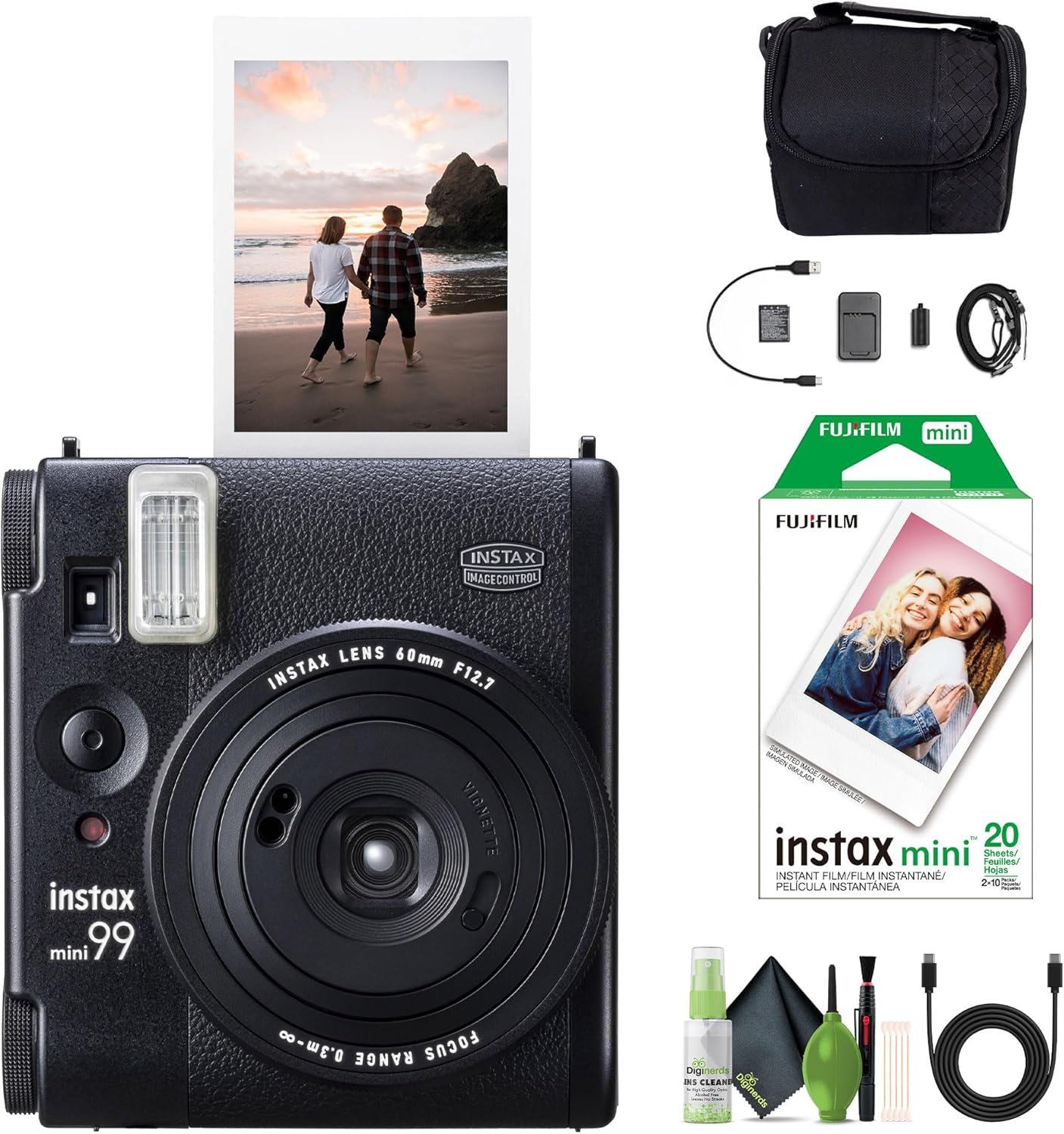 Fujifilm Instax Mini 99 Instant Film Camera Bundle for All Ages
