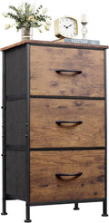 WLIVE Dresser with 3 Drawers for Bedroom and Entryway Storage