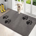 Dirt Trapping Door Mat 32 in x 47 in Light Grey - Low-Profile Entry