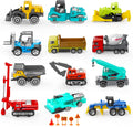 17 Mini Metal Construction Vehicles Toys for Boys - Staroud