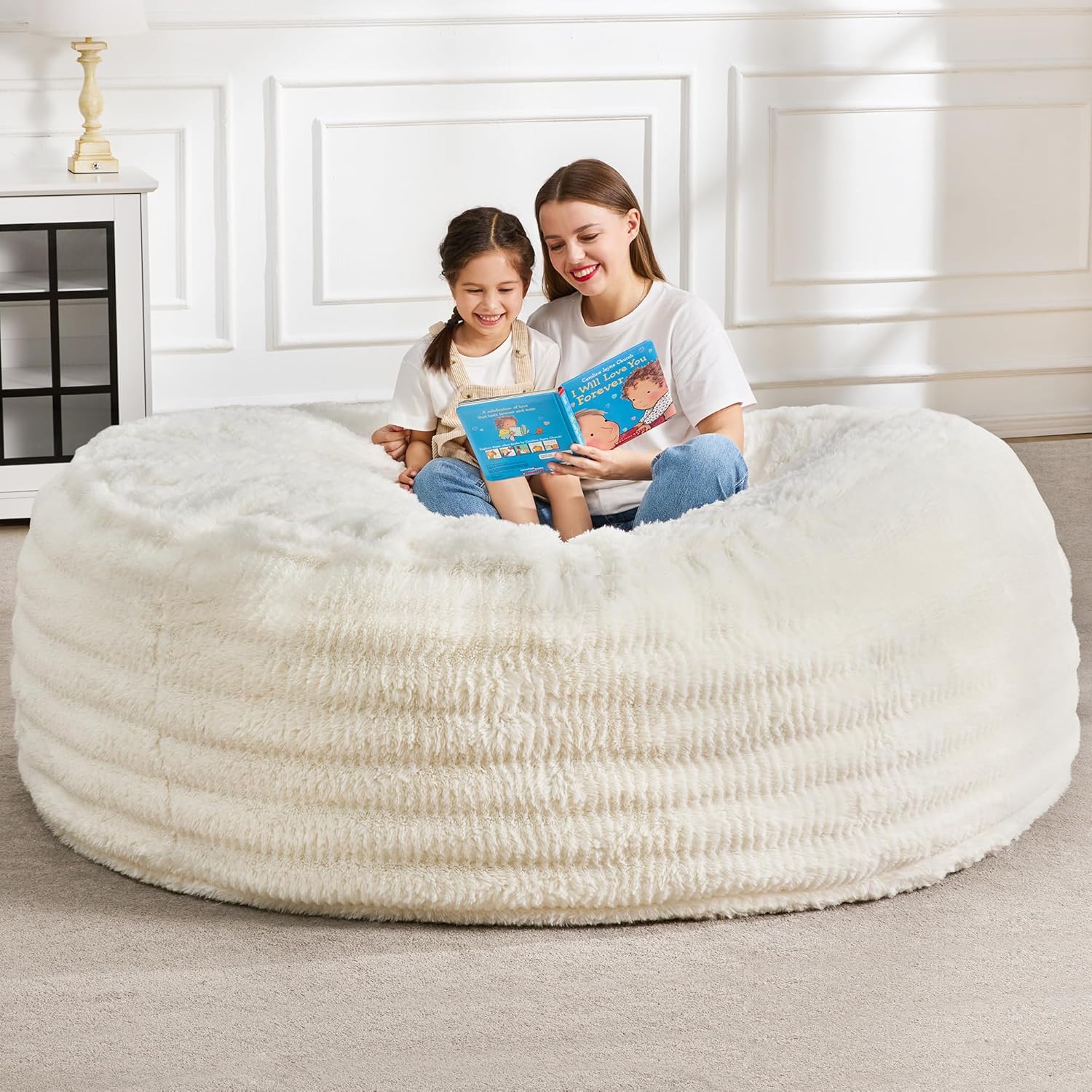 Hobestluk Giant Bean Bag Chairs for Adults - 6FT Comfort & Style