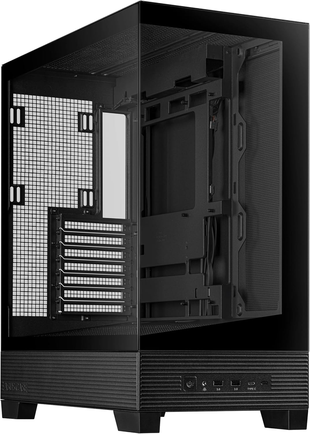 ASUS A31 Black ATX Mid-Tower Gaming Case with Dual Glass Panels
