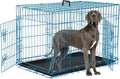 Genoro 48ft Foldable Dog Kennel - Double Door Crate for Large Dogs