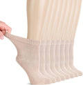 Diabetic Socks for Women Rayon from Bamboo - 4-8 Pairs Comfortable