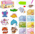 Valentines Cards for Kids Classroom 28 Pack - 5D Painting Kits