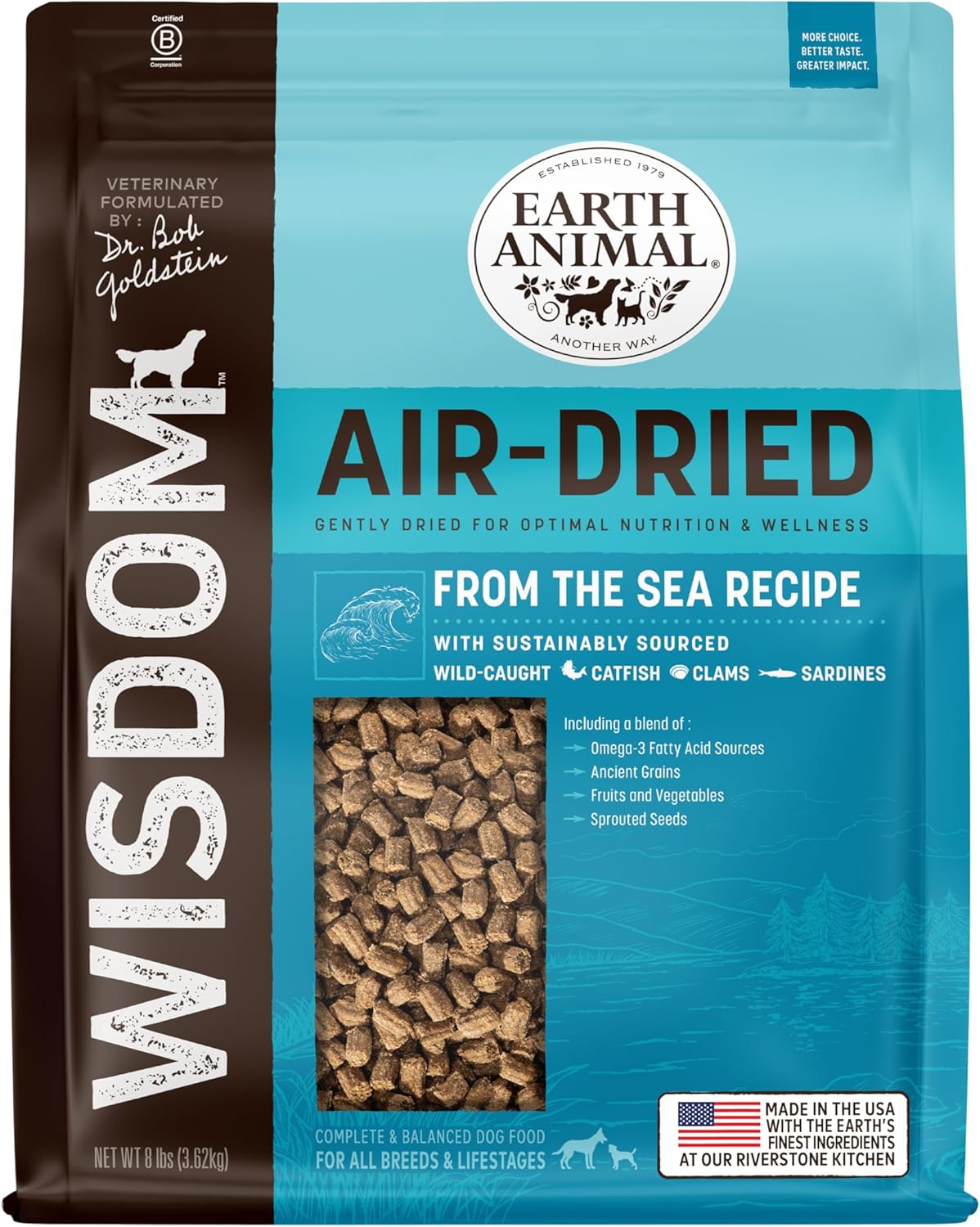 Earth Animal Wisdom Air Dried Dog Food for All Breeds & Ages