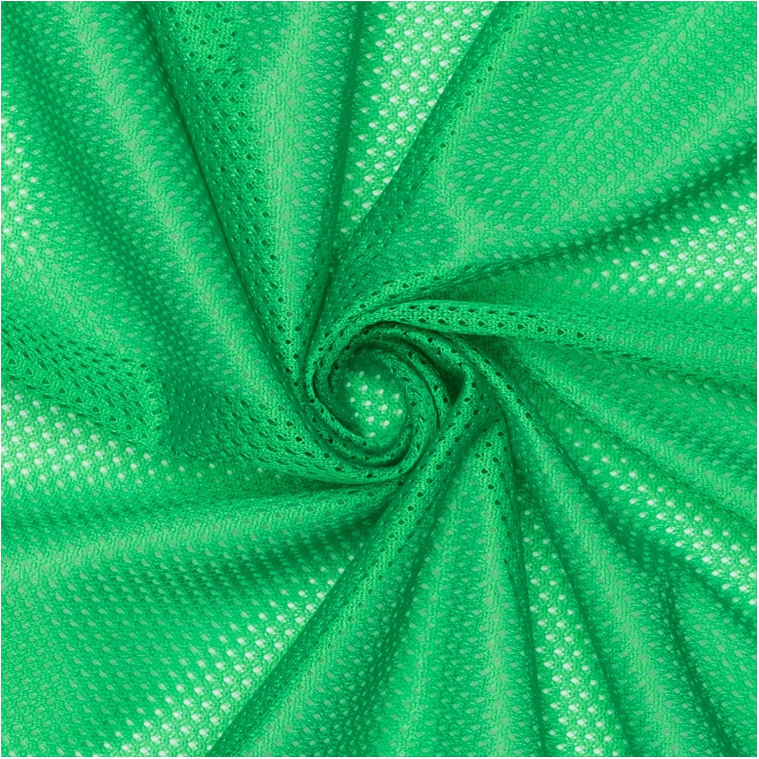Pico Textiles 10 Yards Kelly Green Micro Mesh Jersey Fabric