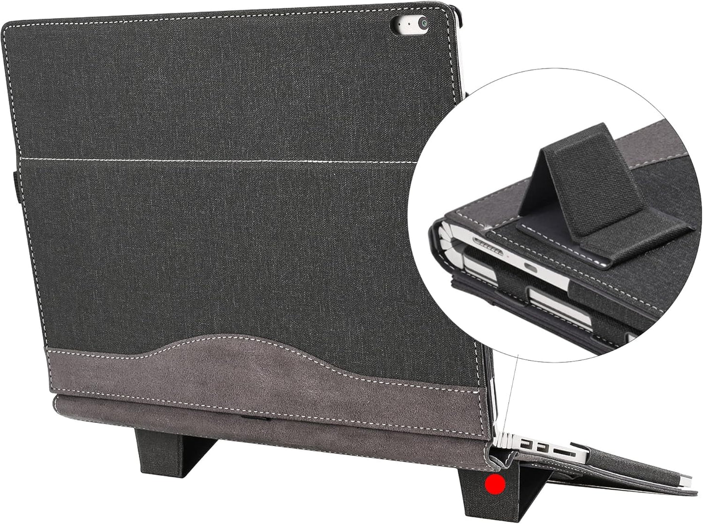 Laptop Cover Case for Microsoft Surface Book 3 and 2, Dark Grey