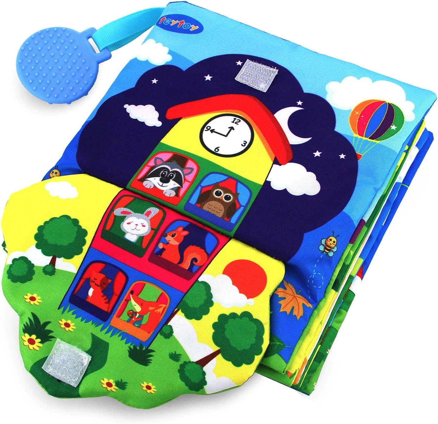 Soft Touch Crinkle Cloth Book for Babies by teytoy