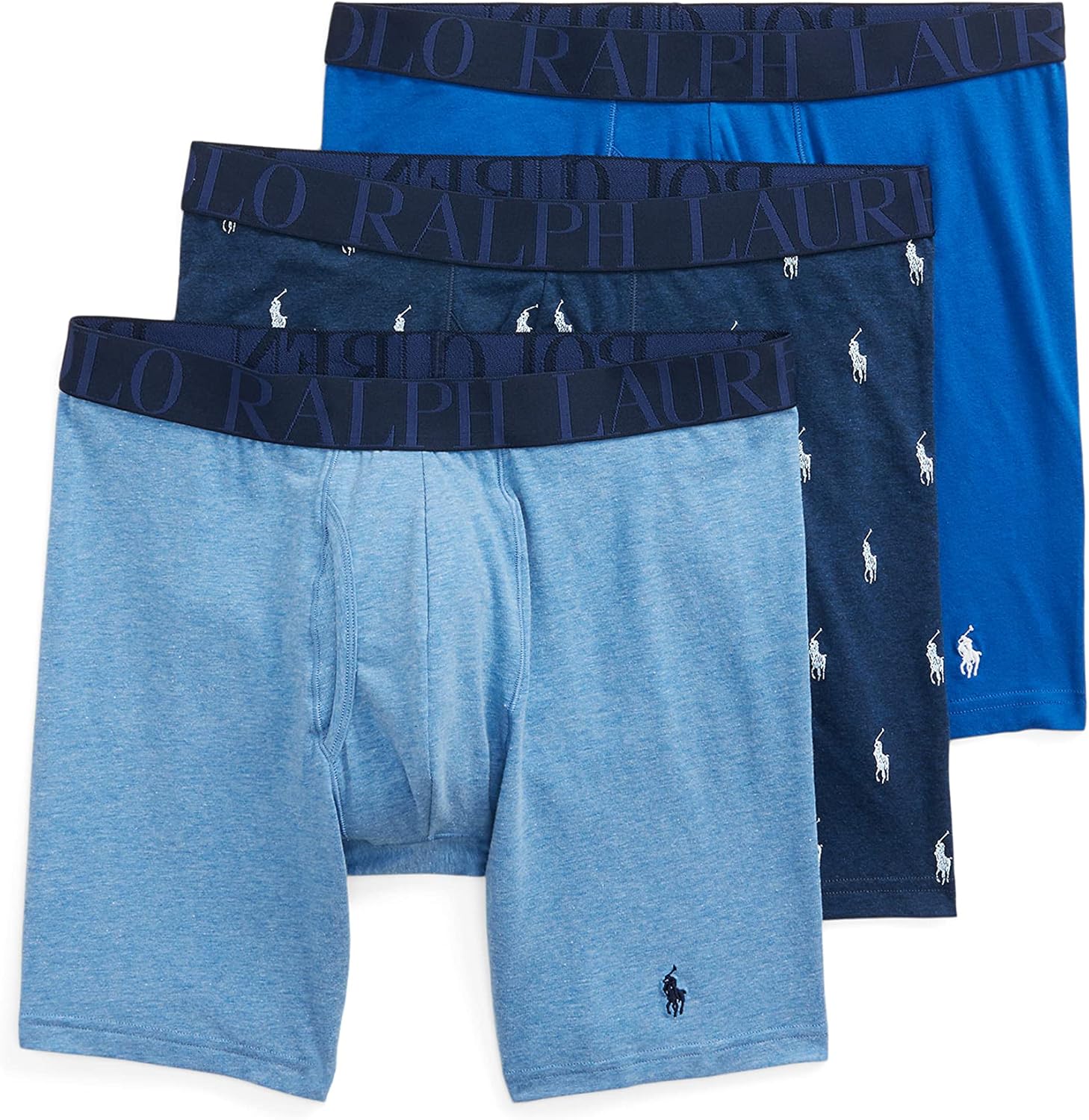 POLO Men's Stretch Classic Fit Boxer Briefs for Comfort & Support