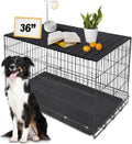 Dog Crate Topper for 36 in Crate - Foldable Aluminum Table Top