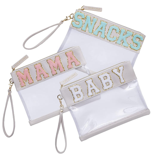 Lucky Love Diaper Bag Organizing Pouches Set of 3 for Moms