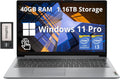 Lenovo Ideapad 1i 15.6in FHD Touchscreen Laptop 40GB RAM - Gray
