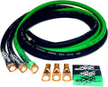 Sky High Oversized 4 Gauge OFC Big 3 Upgrade Green/Black Wiring Kit