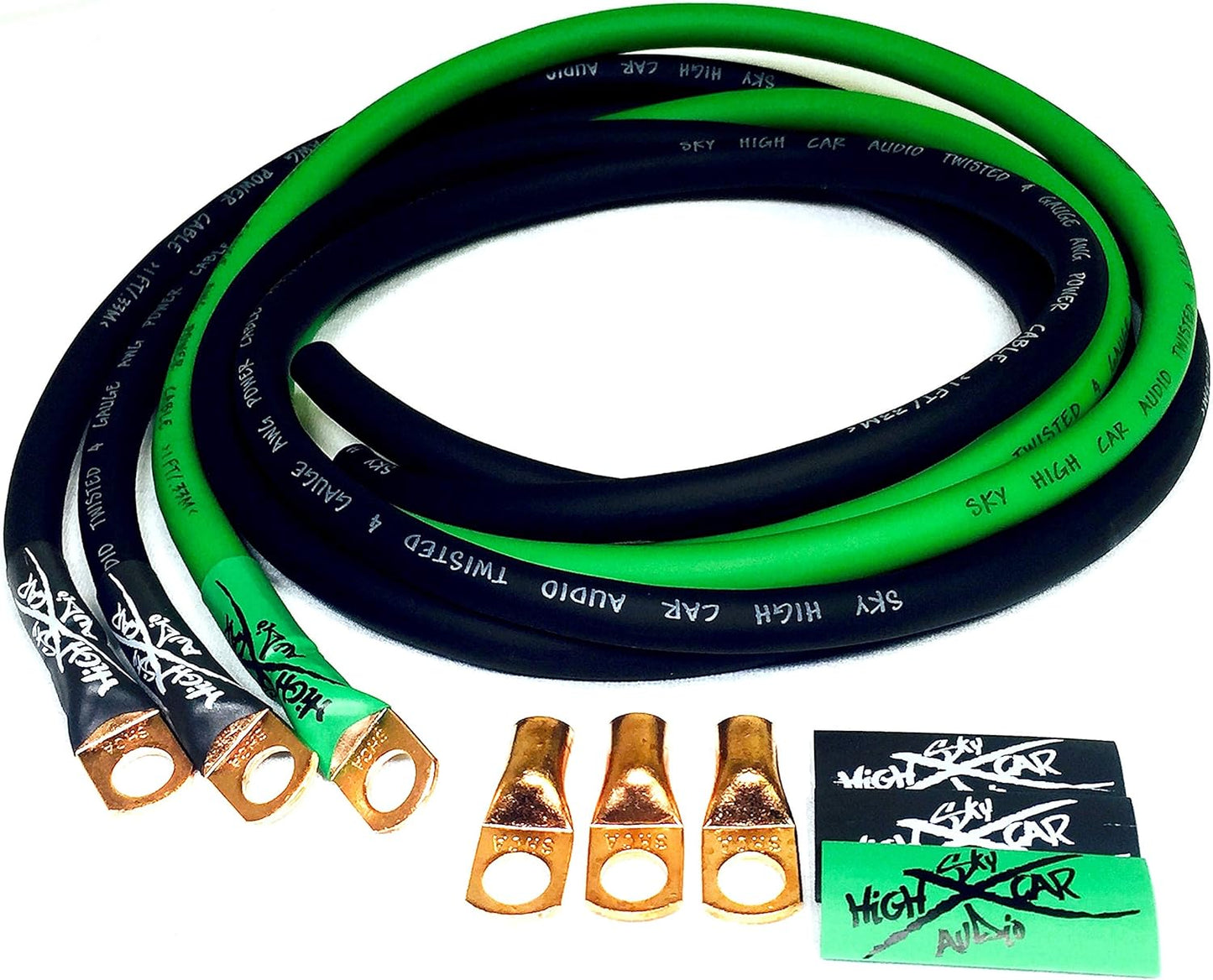 Sky High Oversized 4 Gauge OFC Big 3 Upgrade Wiring Kit Review
