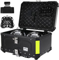Motorcycle Top Case 65L Aluminum Top Box - Waterproof, Anti-Theft Lock