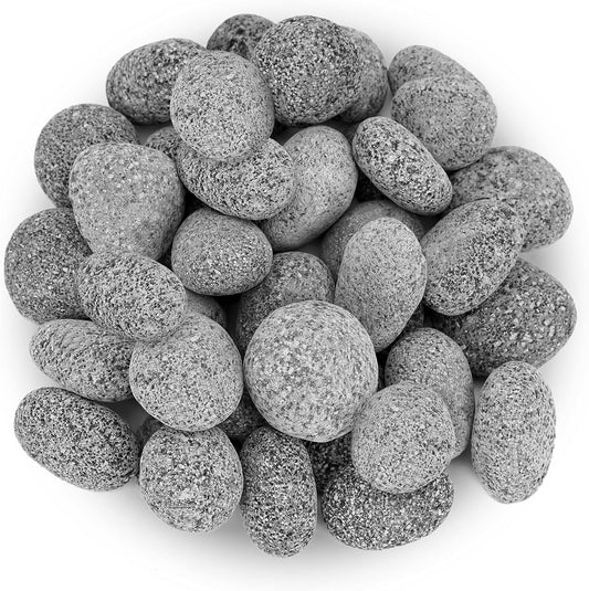 Stanbroil Tumbled Lava Rock Pebbles for Fire Pits and Fireplaces