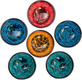 BCS Ceramic Pinch Bowls Set of 6 - Handmade Multicolor Mini Serving