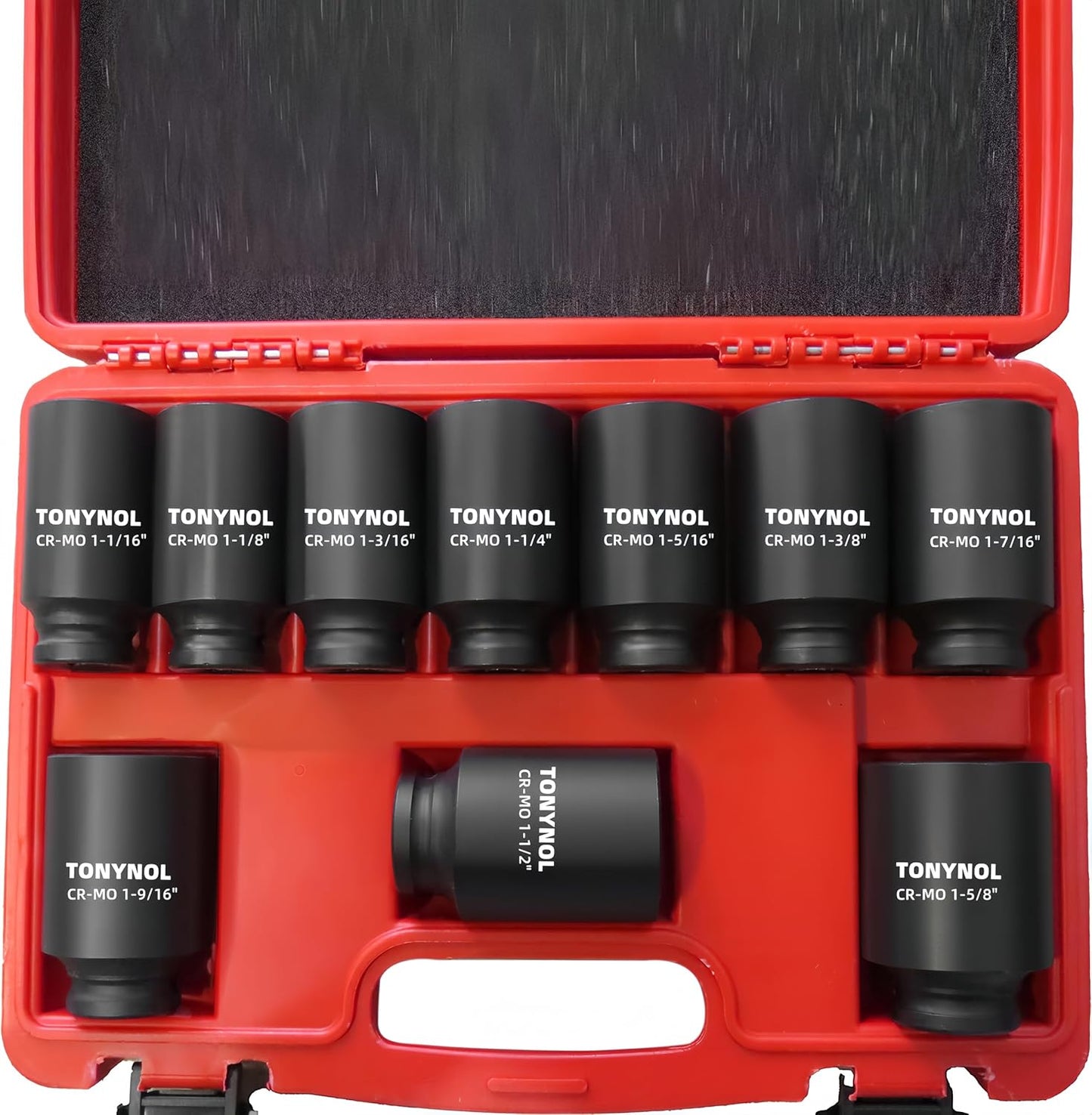 1/2 Inch Drive Impact Socket Set - 10 PC Deep Heavy Duty