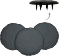 Circular 15.5 in Stepping Stones with Ground Stakes - Lightweight