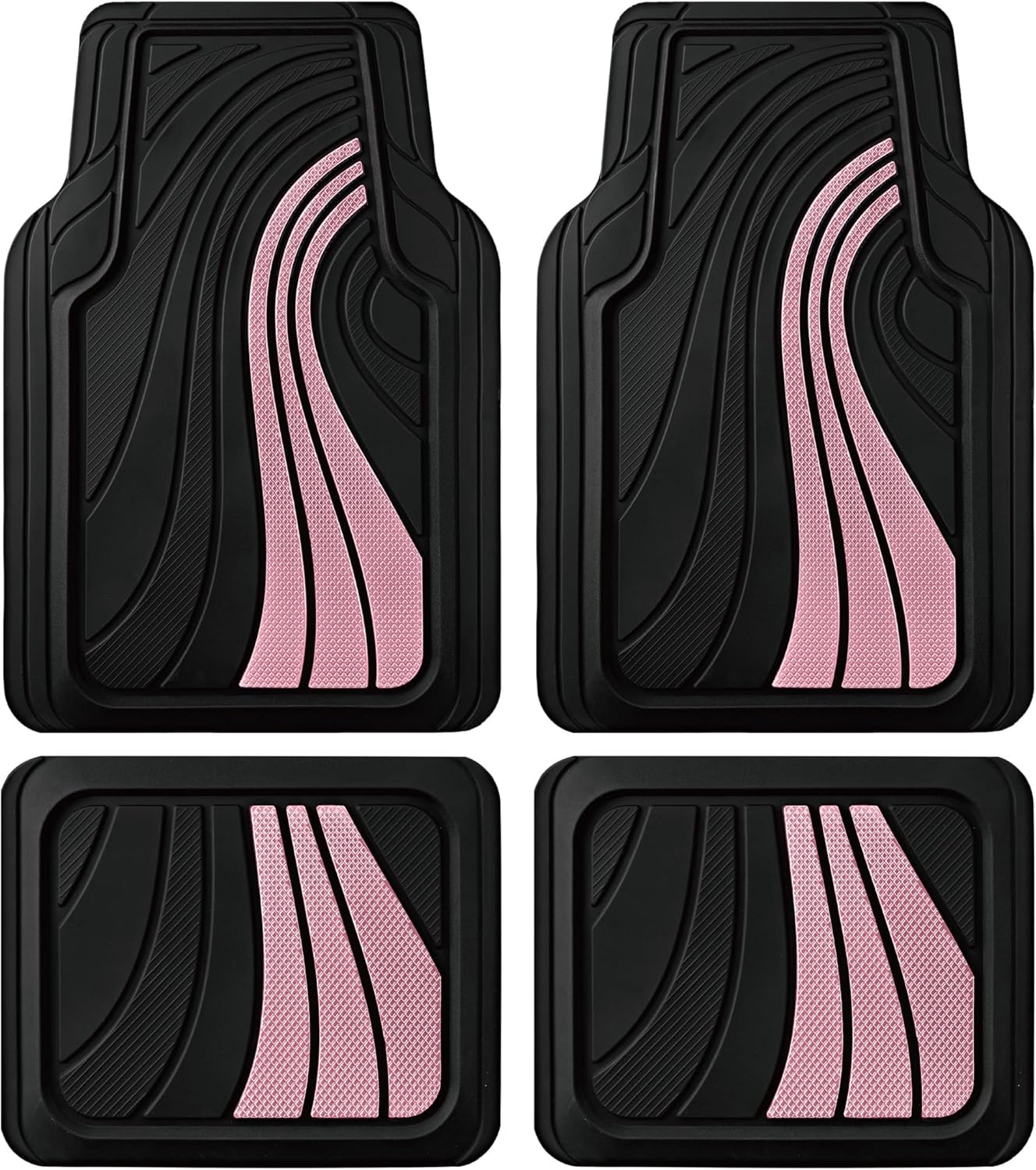 Road Comforts Car Floor Mats Full Set for All-Weather Protection