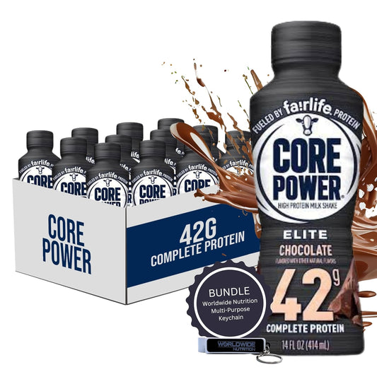 Protein-Packed Recovery Shake & Key Chain Combo