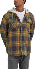 Wrangler Authentics Long Sleeve Quilted Lined Flannel Shirt Jacket