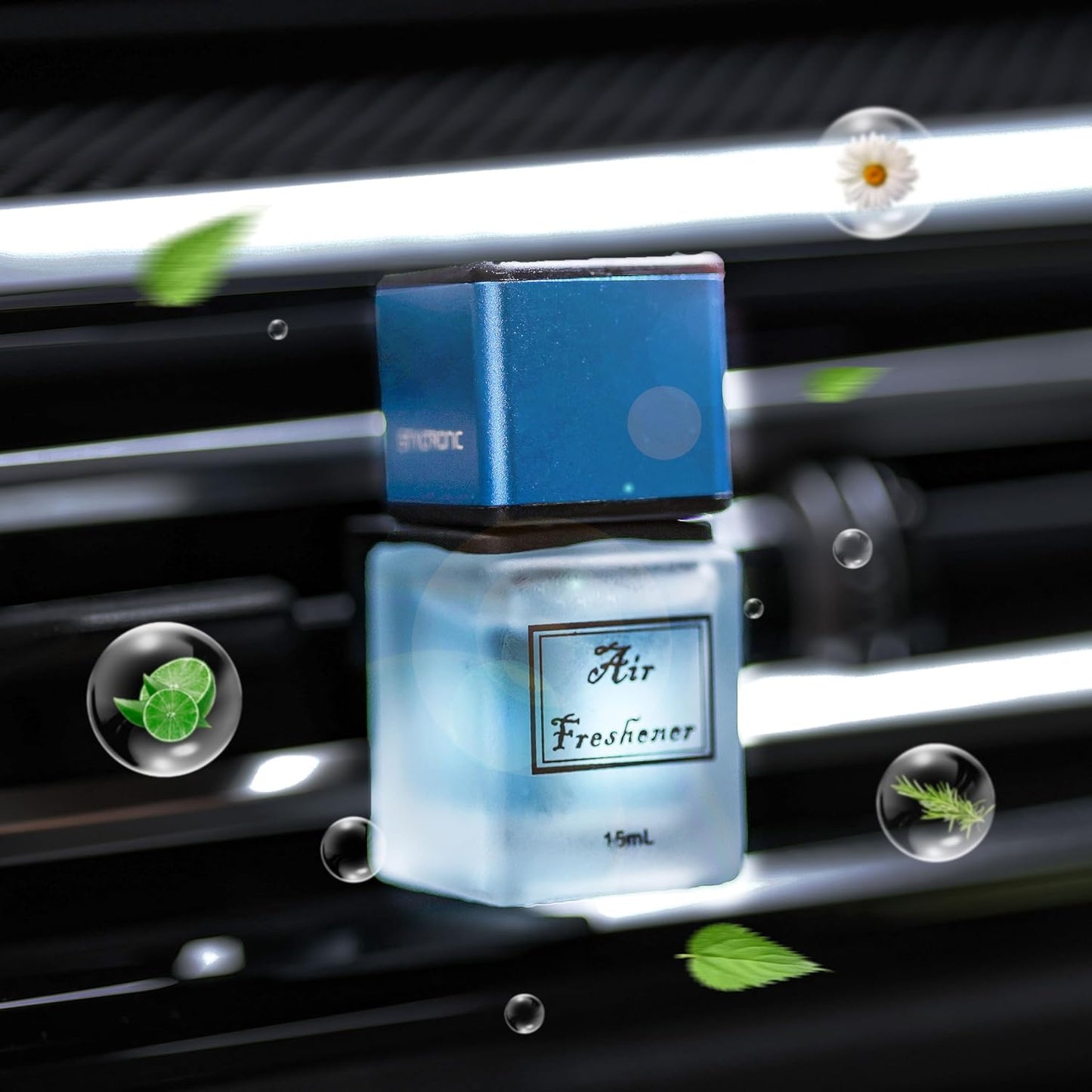 Mini Smart Car Diffuser Set - 3 Oils, Luxury Box - 60 Days Fragrance