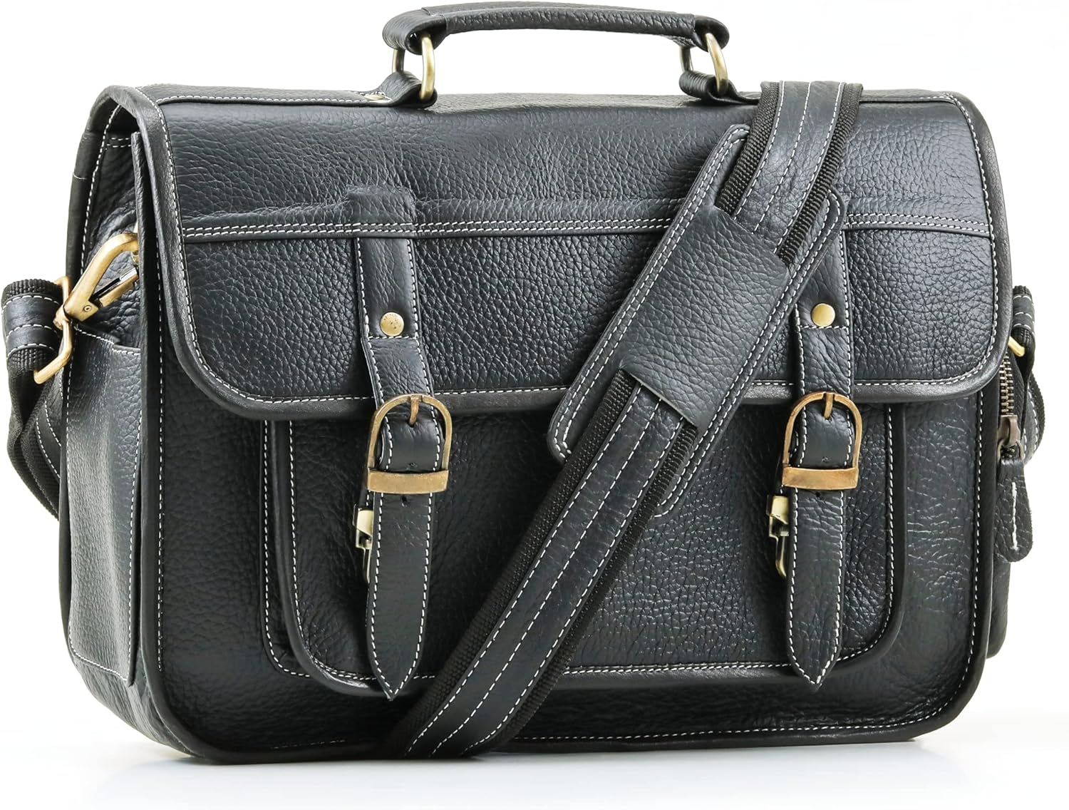 Handmade World Full Grain Buffalo Leather Camera Bag for DSLR