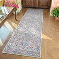 Lahome Floral Washable Kitchen Runner Rug 2x6 - Ultra-Soft Thin