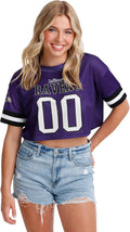 FOCO Women's Game Day Mesh Crop Top for NFL Fans